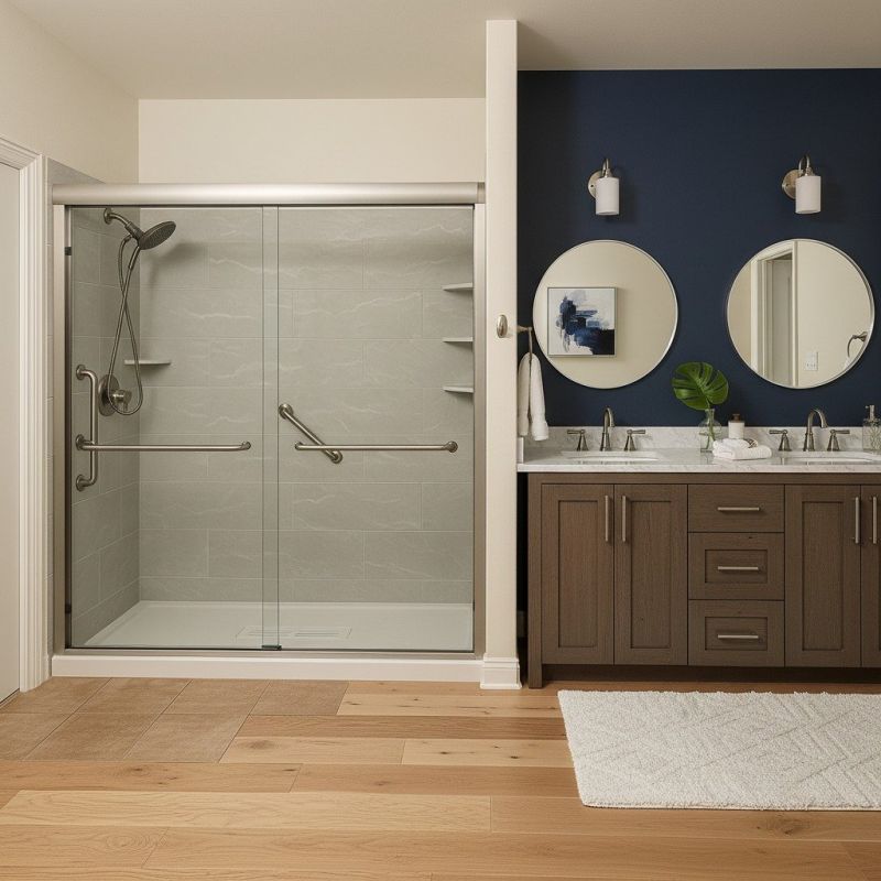 Walk In Shower Installation detail